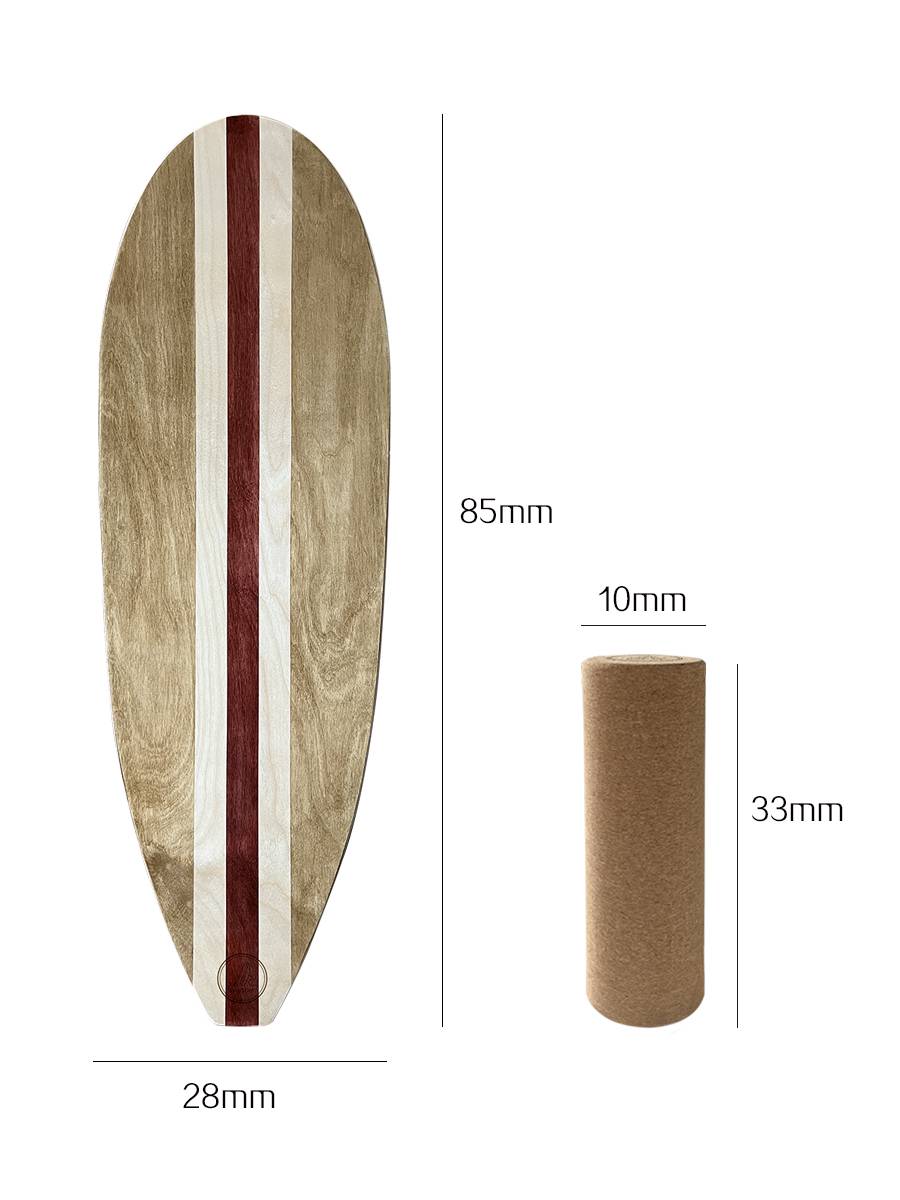 Round tailboard - Light Dark Brown